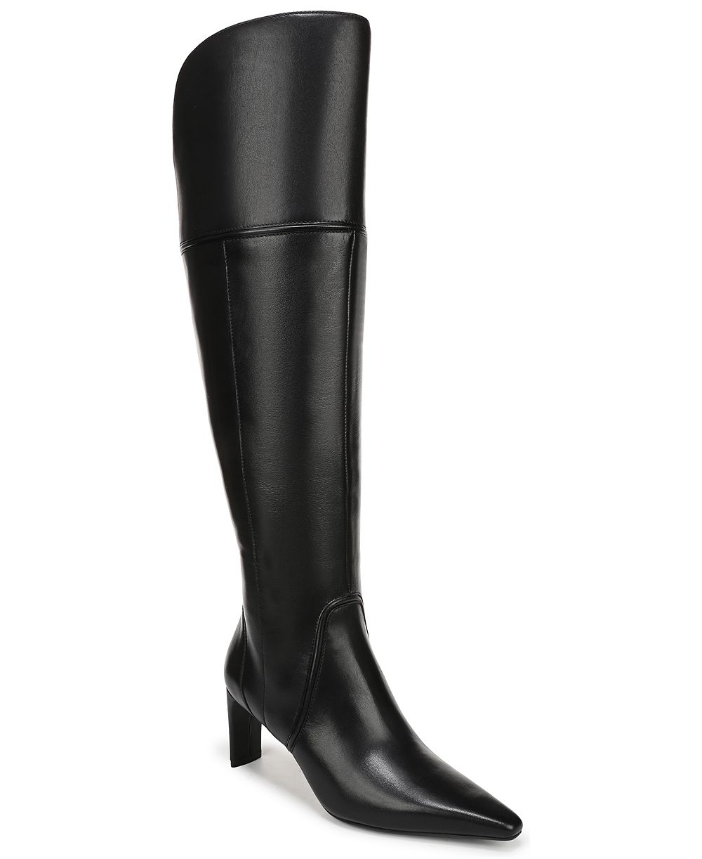 Naturalizer Women's Eleanor Over-the-Knee Regular and Wide Calf Snip Toe Zip Boots