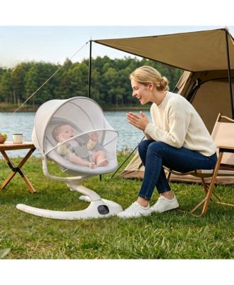 homfan моторизованная прочная качели на стальной раме