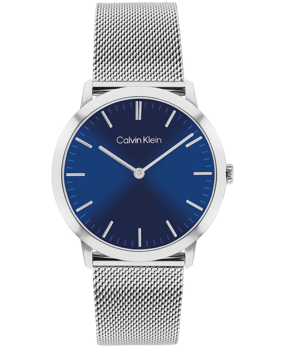 Calvin Klein Men's Quartz Exceptional Stainless Steel Mesh Gift Set Watch 37.5mm