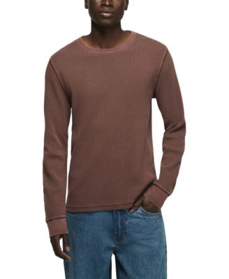 Lucky Brand мужские термические длинные рукава круглый вырез футболка