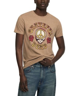 Lucky Brand Men's Grateful Dead Peace Graphic Crew Neck T-Shirt