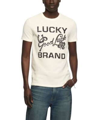 Lucky Brand Men's Good Luck Graphic Regular-Fit T-Shirt