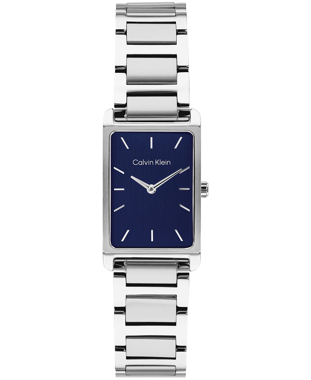 Calvin Klein Men's Quartz Dapper Silver-Tone Stainless Steel Bracelet Watch 24mm