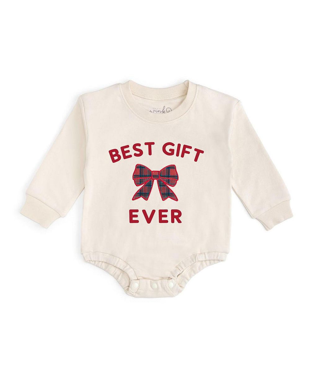 Детский праздничный комбинезон Sweet Wink Baby Girls' Best Gift Ever Long-Sleeve Holiday Romper