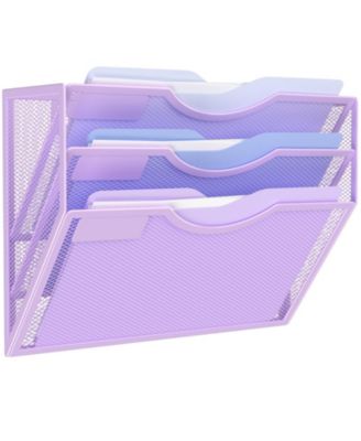 Purple 3 tier & no hangers