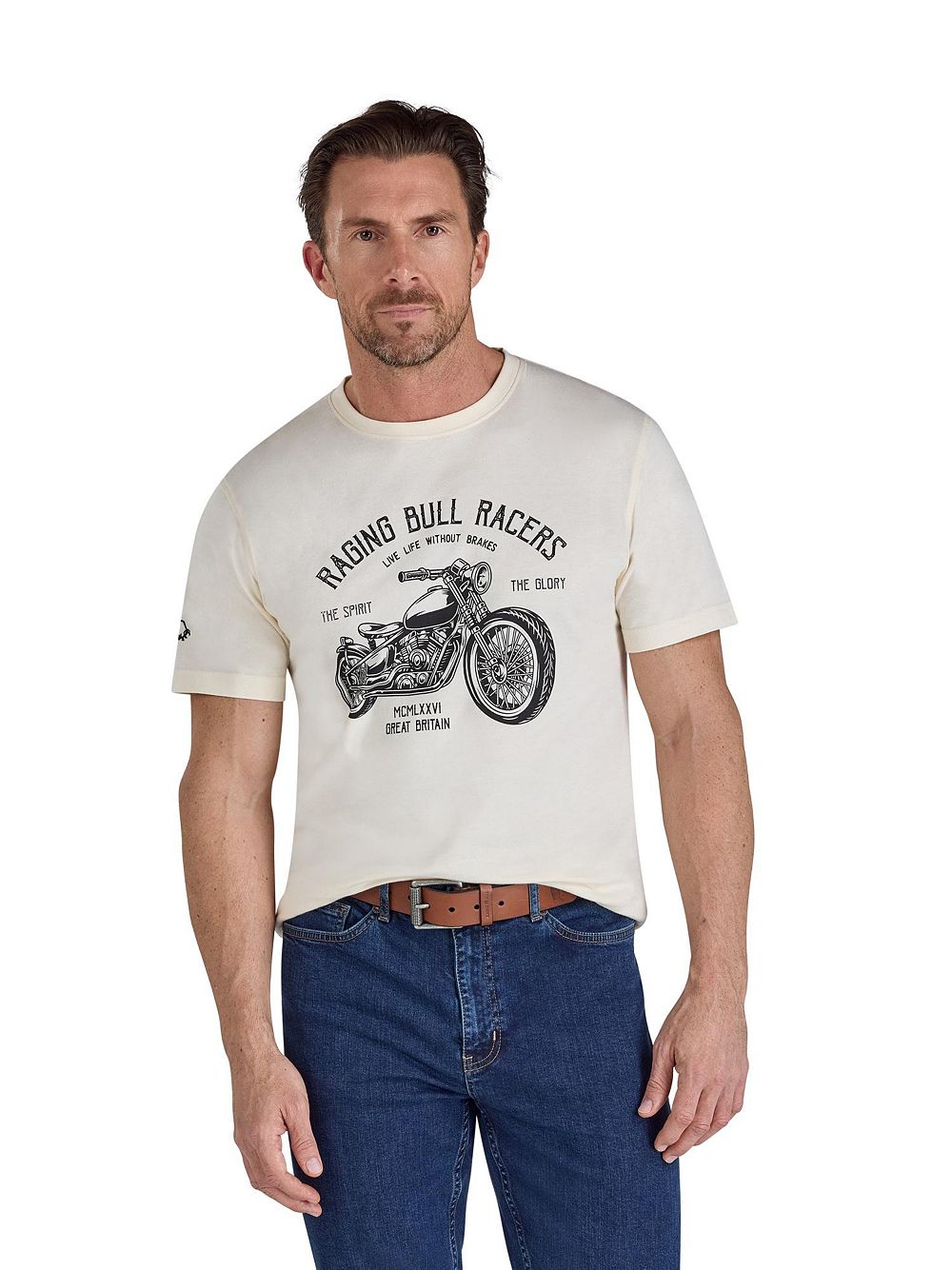 Raging Bull Men's RB Racers Retro Graphic T-Shirt