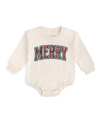 Sweet Wink Baby Boys' Tartan Long-Sleeve Holiday Romper