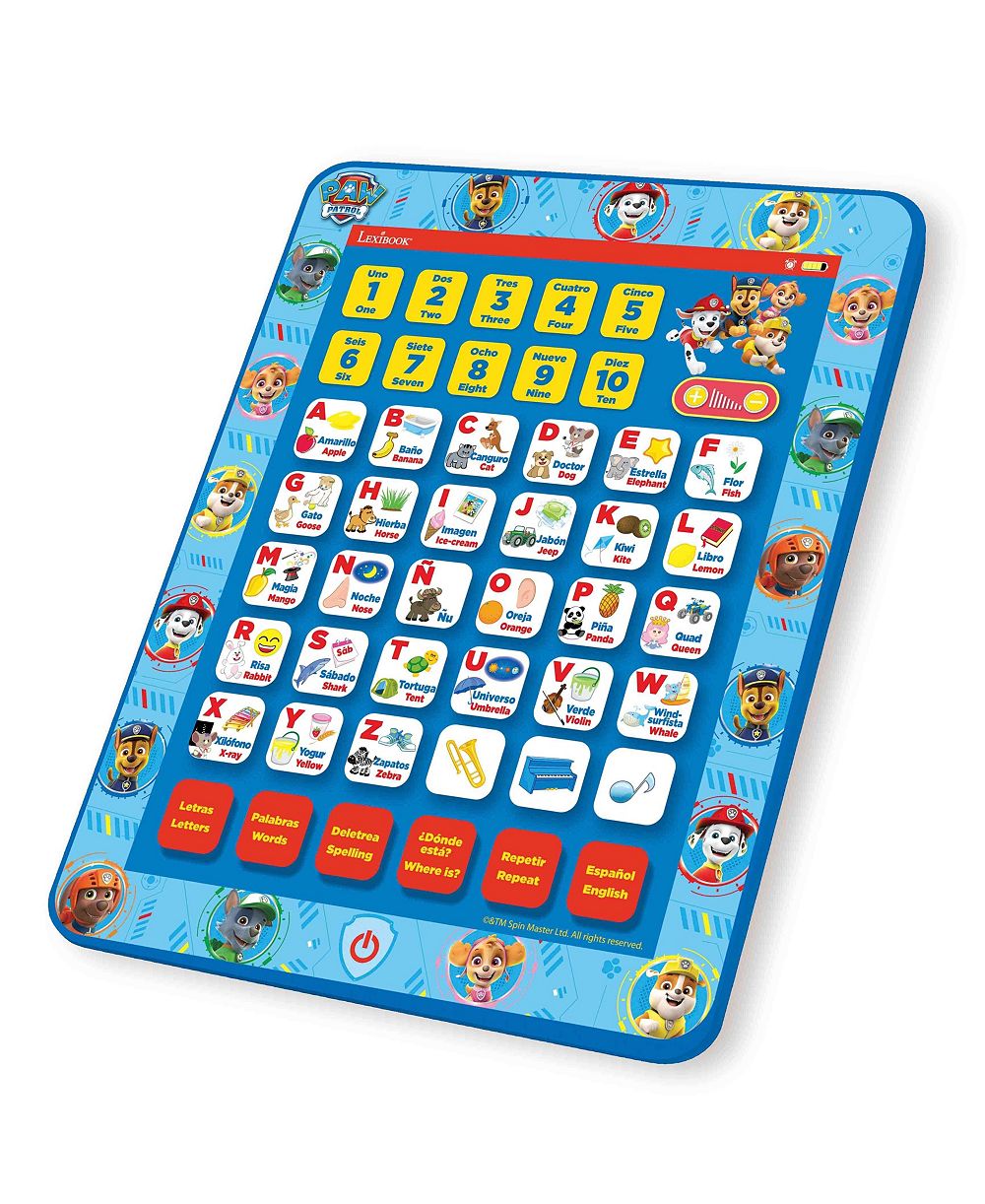 Paw Patrol двуязычный интерактивный планшет для изучения правописания, возраст 3+