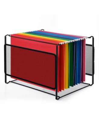 DANRONG Mesh Hanging File Folder Organizer Space Saving Home Office Storage
