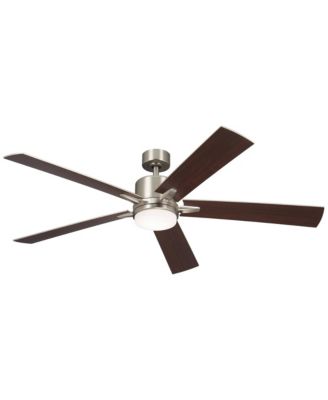 Kichler 60" Kichler Lucian Elite XL Brushed Nickel LED Fan with Wall Control
