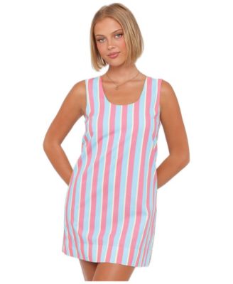 Petal and Pup Women's Benito Sleeveless Stripe Mini Dress