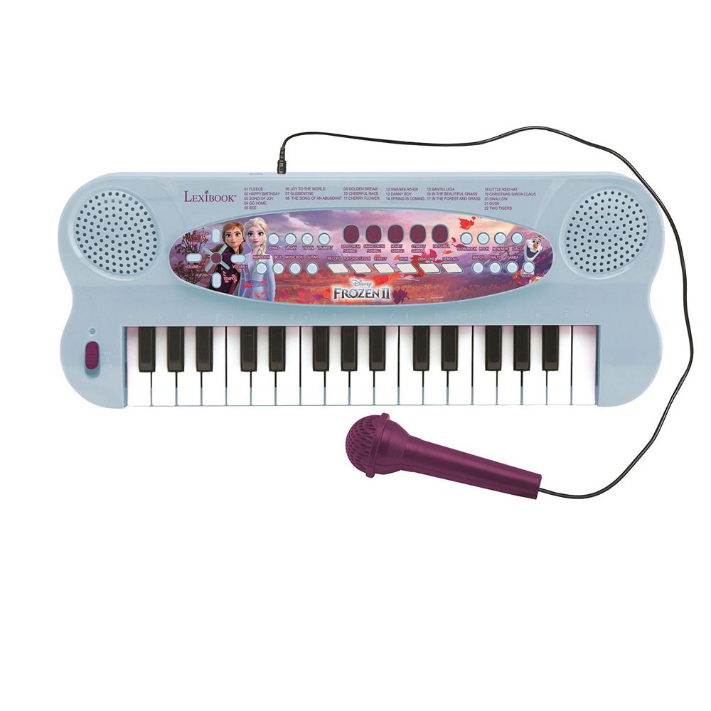 Disney Frozen Elsa, Anna & Olaf 32-Key Electronic Keyboard with Microphone, Battery-Operated, K703FZ