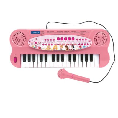 Disney Princess Electronic Keyboard with Microphone, 22 Demonstration Songs, Ages 3+