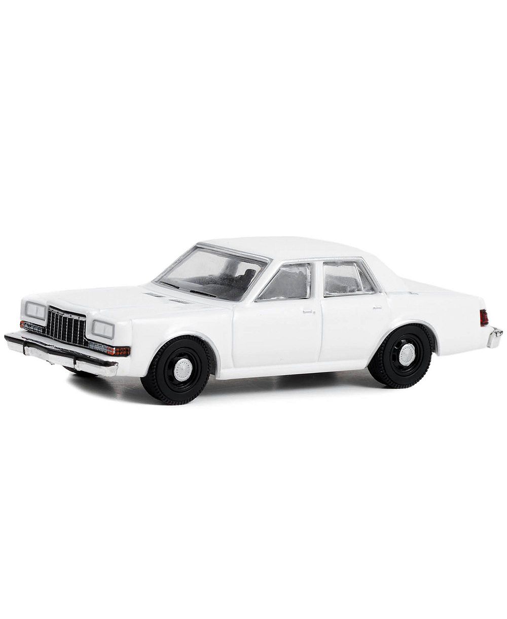 Greenlight модель автомобиля из металла Hot Pursuit Hobby Exclusive Series 1980-1989 Dodge Diplomat Police Unmarked, масштаб 1:64