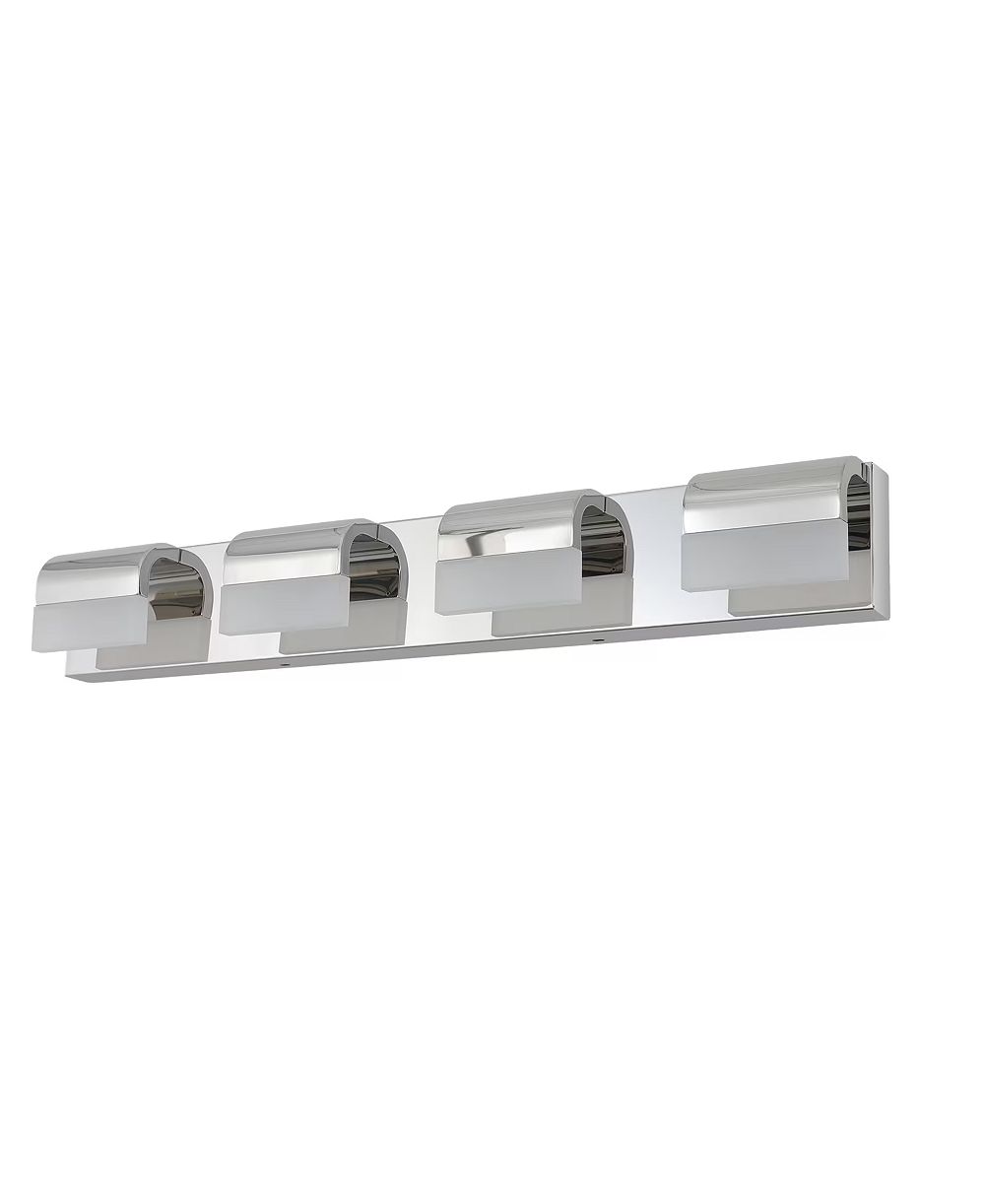 BUSDAYS 4 Light LED Modern Bathroom Vanity Lighting Over Mirror Bath Wall Light Fixture