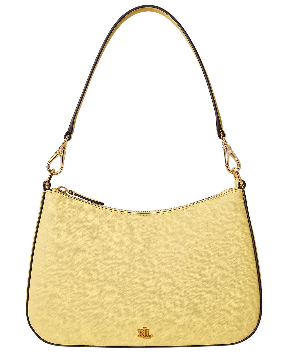 Lauren Ralph Lauren Danni Crosshatch Small Leather Slim Shoulder Bag