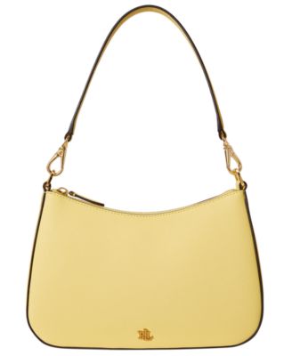 Lauren Ralph Lauren Danni Crosshatch Small Leather Slim Shoulder Bag