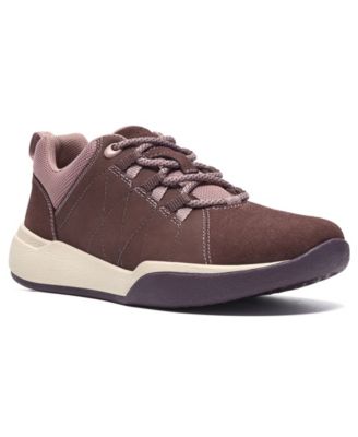 Clarks Women's Aydria Arch-Support Nubuck Sneakers