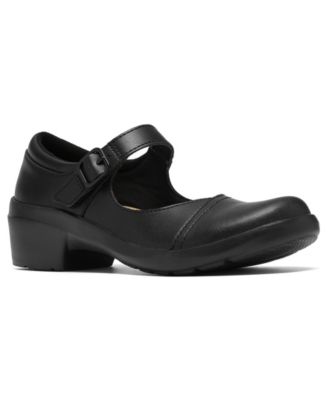Clarks Women's Angie Jane Mary Jane Arch-Support Round Toe Flats