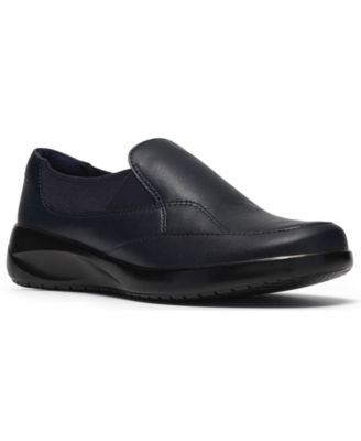 Navy Leather
