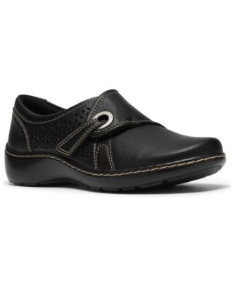 Clarks Women's Cora Teagan Perforated Leather Mary Jane Flats
