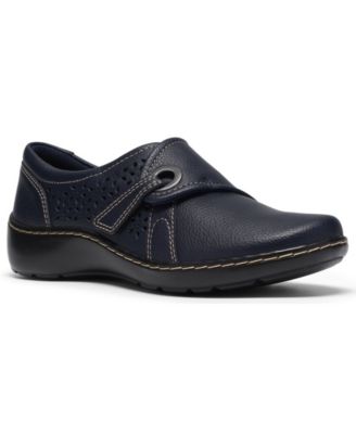 Clarks Women's Cora Teagan Perforated Leather Mary Jane Flats