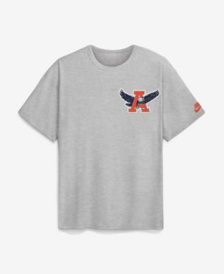 Мужская футболка Nike Heather Gray Auburn Tigers Legacy Logo Max90