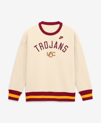 Nike Women's Natural USC Trojans Oversized Legacy Arch Phoenix Sweatshirt