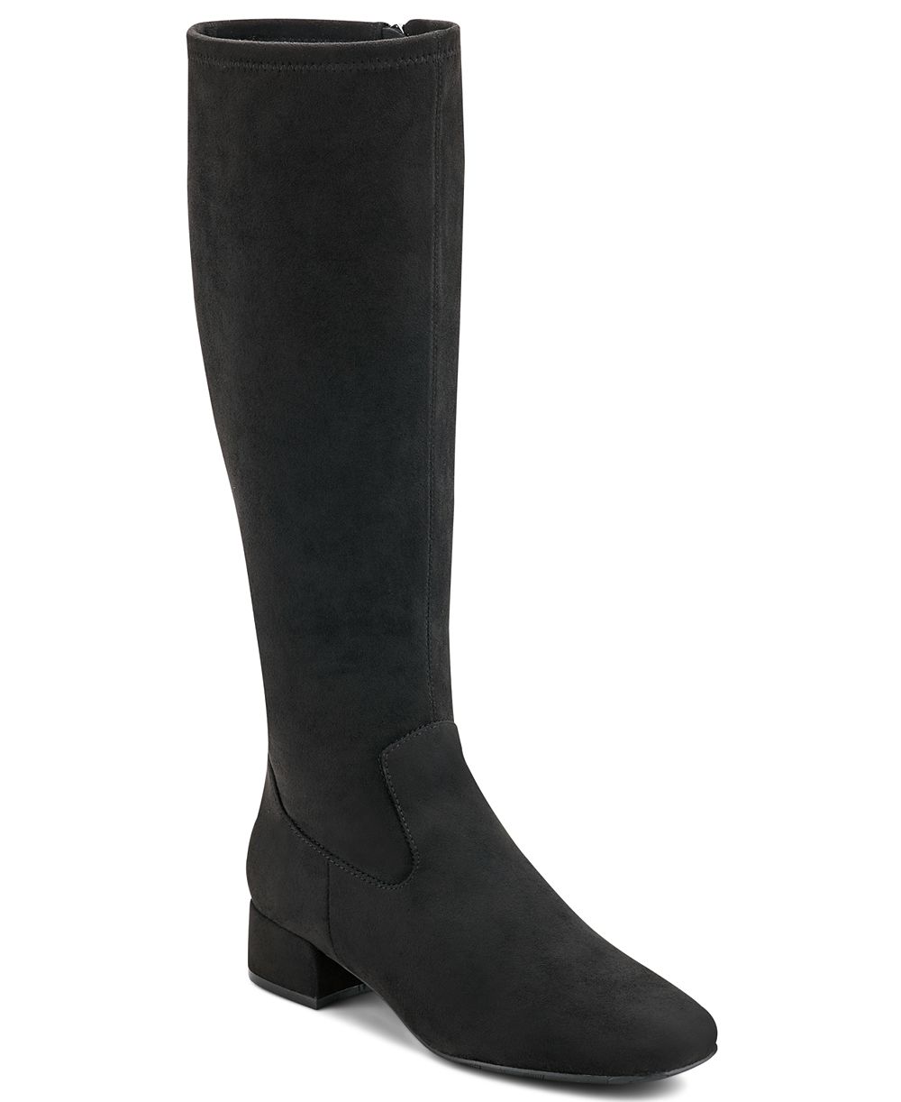 Easy Spirit Women's Danilyn Tall Extra Wide Calf Block Heel Dress Boots