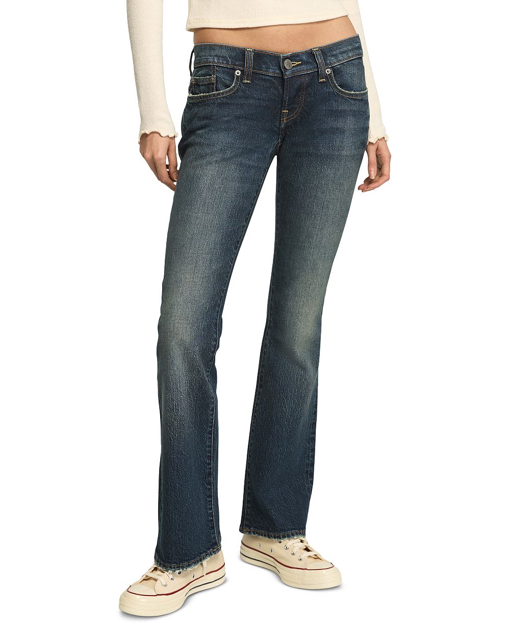 Lucky Brand женские джинсы Lil Maggie с ультранизкой посадкой и расклешенными штанинами