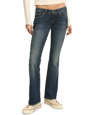 Lucky Brand Women's Lil Maggie Ultra Low Rise Flare Jeans