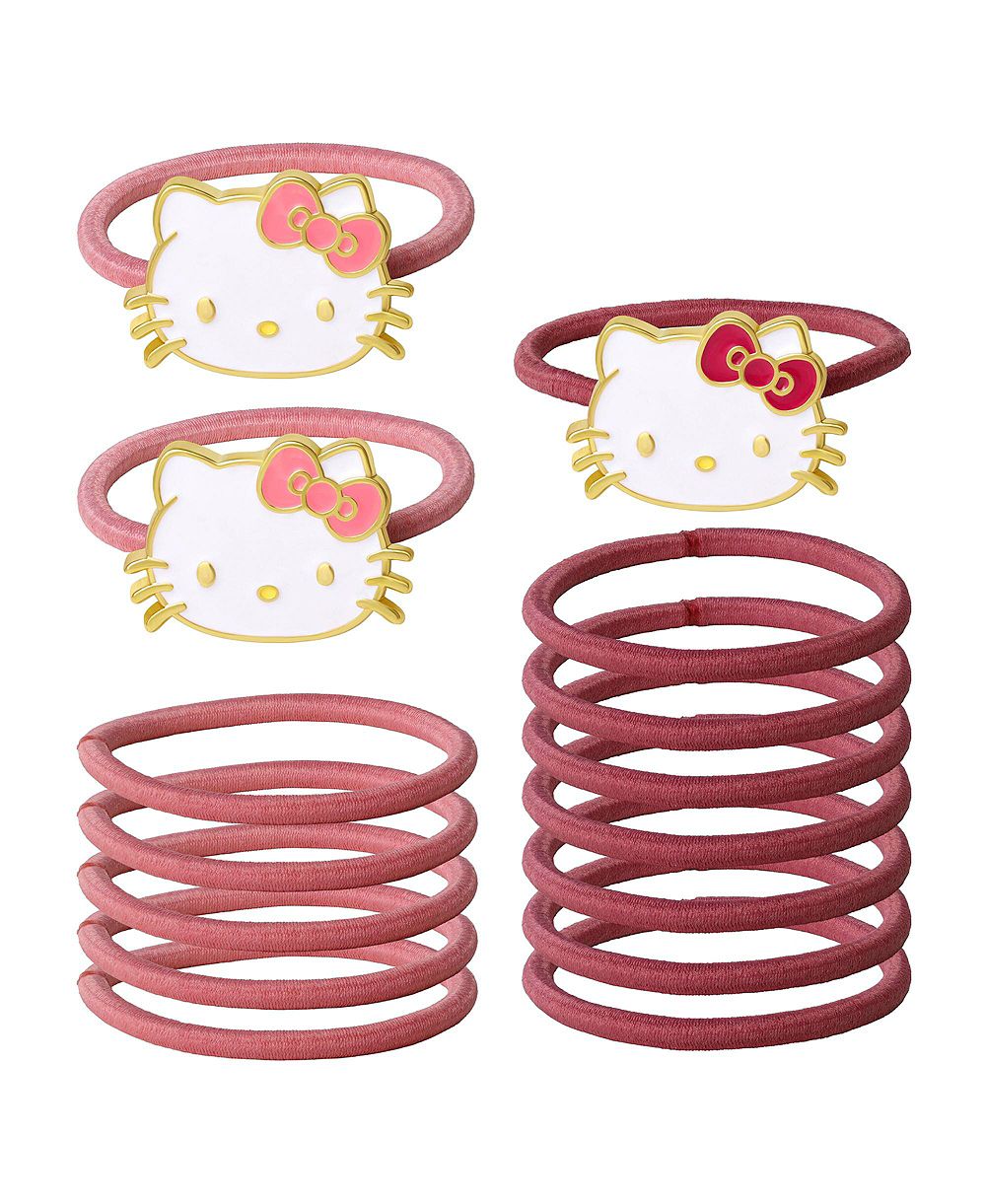 Hello Kitty набор из 15 резинок для волос с металлическими подвесками для девочек