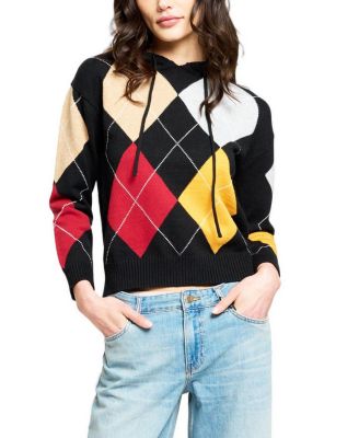 Central Park West Women's Astrid Argyle Hoodie