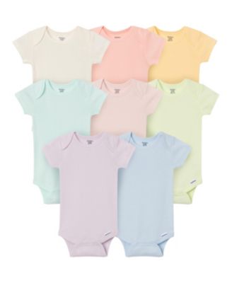 Комплект из 8 коротких боди Gerber Baby (от рождения до 18 мес), радужный принт