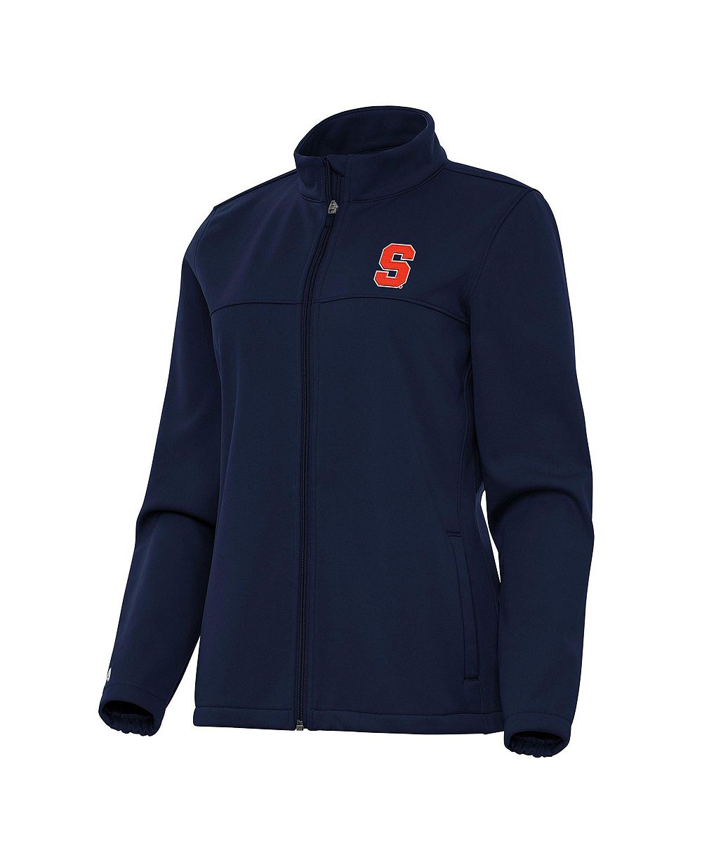 Antigua Women's Navy Syracuse Orange Links 2 Full-Zip Golf Jacket