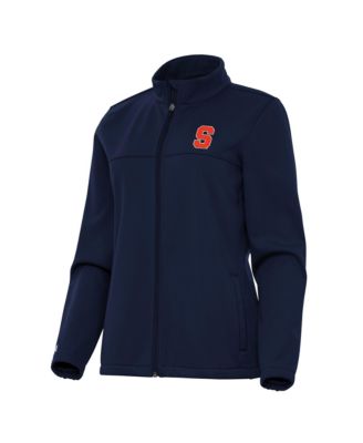 Antigua Women's Navy Syracuse Orange Links 2 Full-Zip Golf Jacket