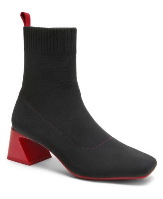 VIVAIA Women's Regina Pro Square-Toe Water-Repellent Block Heeled Boots