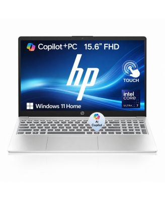 HP Essential 15.6" FHD сенсорный ноутбук, Intel Core Ultra 7 155H, графика Intel Arc, 8 ГБ DDR5, 512 ГБ SSD, Wi-Fi 6, Win11 Home, серебристый