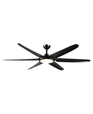 Parrot Uncle 65-inch Modern Large Dimmable LED Large Ceiling Fan with Remote,DC Reversible Motor