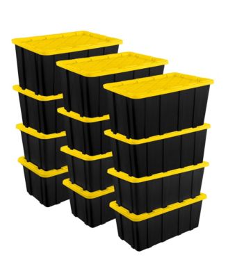 Sterilite промышленные складские контейнеры с крышкой на 38 галлонов, упаковка 12 шт