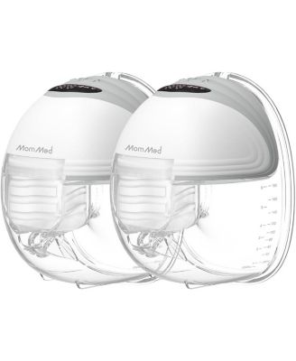 MOMMED Double Breast Pump Wearable Hands Free Leak Proof Design Electric Pump For Work 3 Modes 12 Levels Portable and Quiet Model S21