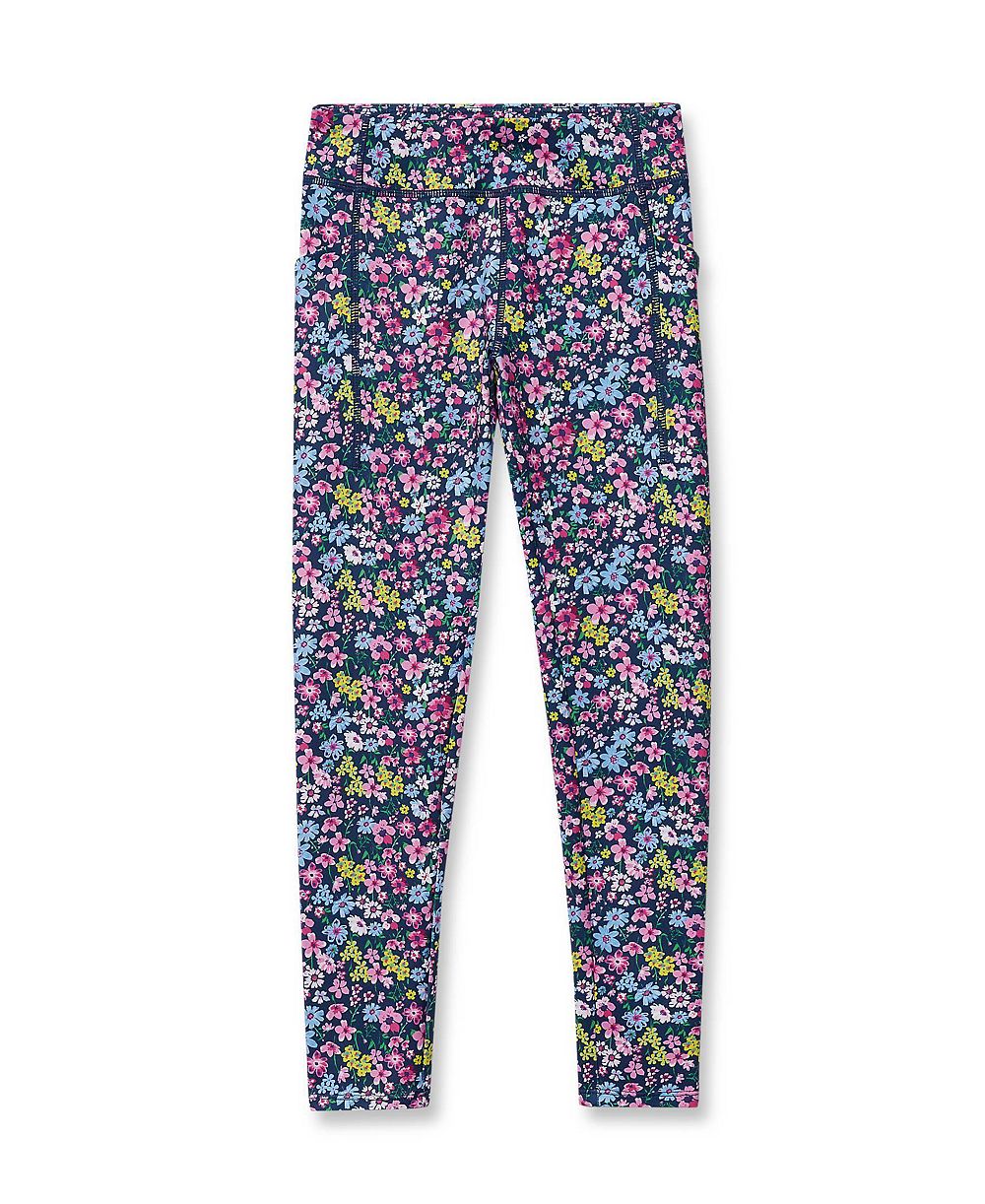 Lands' End Girls' 4-16 Active Side-Pocket Leggings