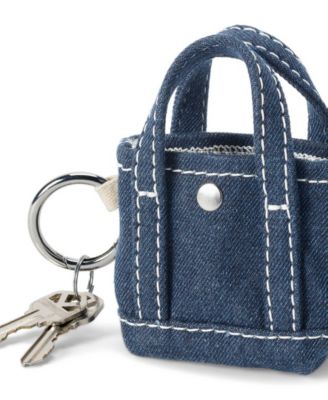 Lands' End Micro Denim Tote Charm