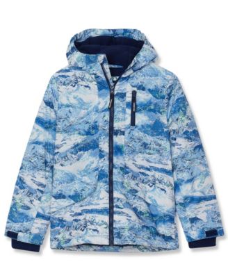 Lands' End водонепроницаемая утепленная куртка с капюшоном для мальчиков и девочек