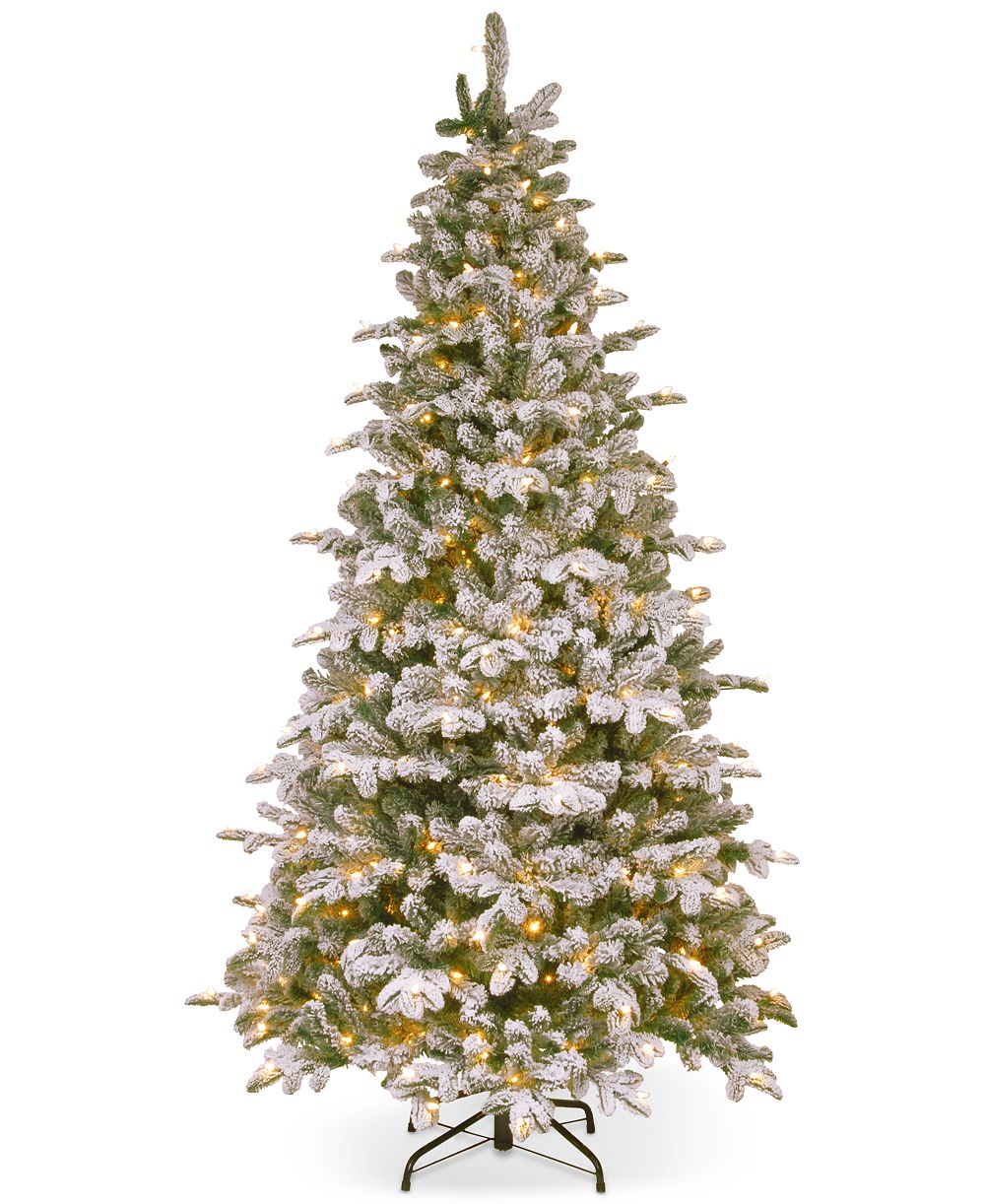 National Tree Company ель Snowy Everest 7.5' с 450 прозрачными лампами