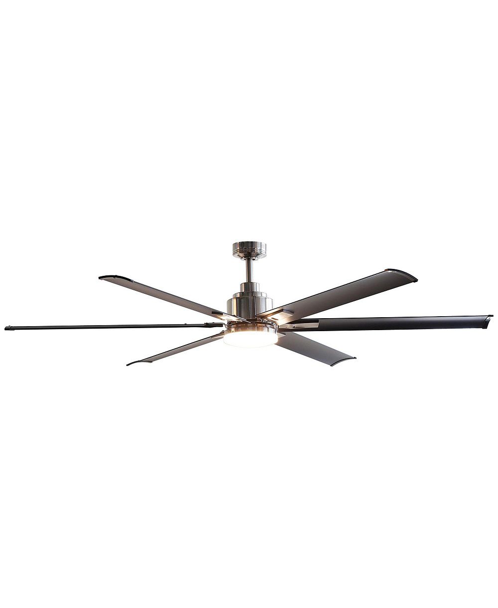 Parrot Uncle потолочный вентилятор 72" с интегрированным LED, хромированной отделкой, подсветкой и пультом