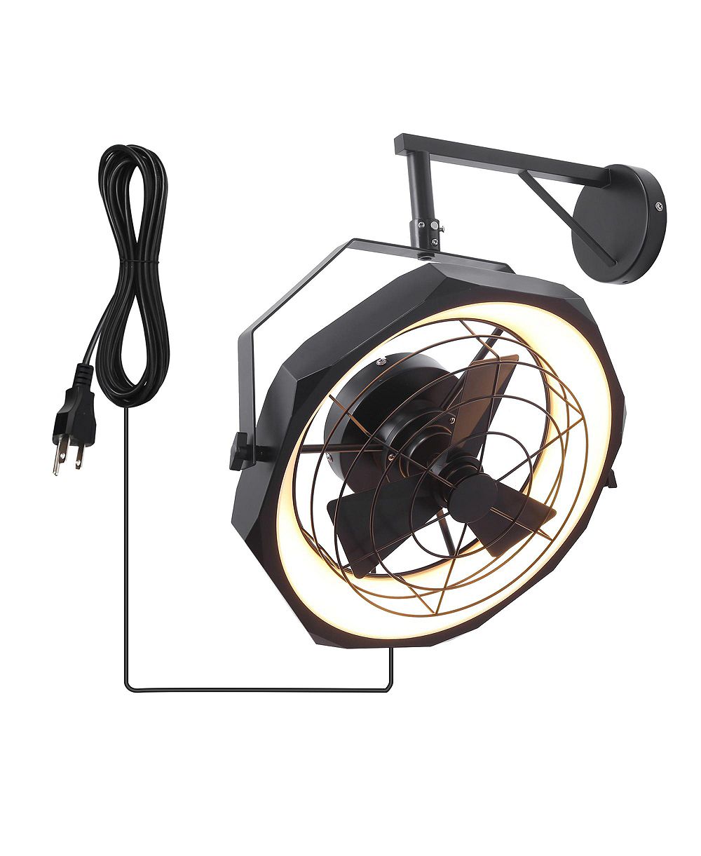 Parrot Uncle 20 промышленный потолочный вентилятор с интегрированным LED-подсветкой и креплением на стену