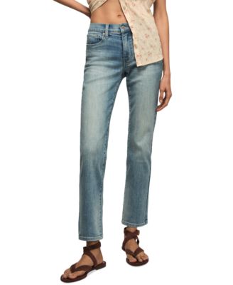 Lucky Brand женские джинсы Zoe с высокой посадкой и прямыми штанинами