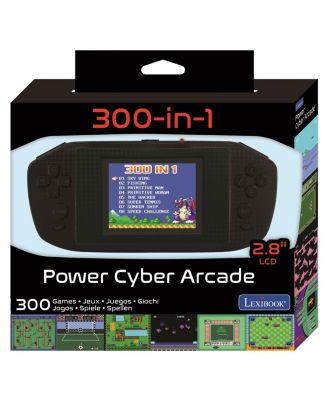 Lexibook 300 Games Portable Game Console Power Cyber Arcade