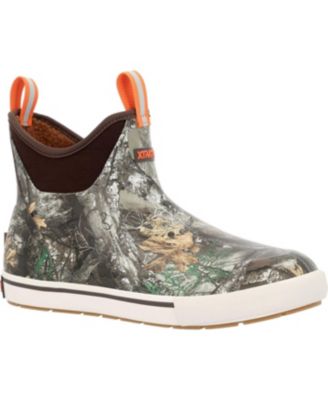XTRATUF Men's Outdoors Faux Shearling Lining Ankle Deck Boots